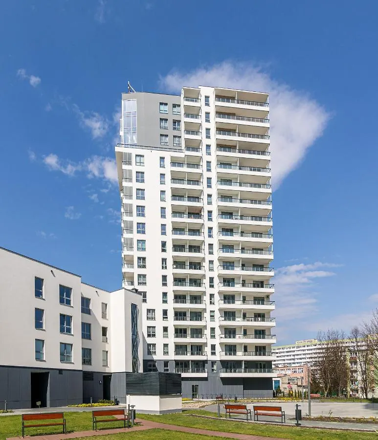 17Th Floor Sea View - Billberry Apartments 格但斯克